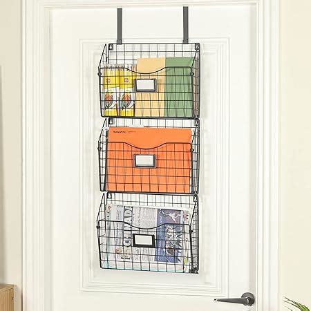 door document holder|Amazon.com: Over The Door File Organizer.